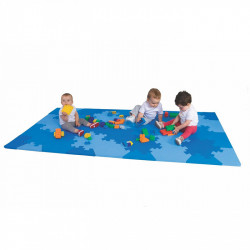 Puzzle szőnyeg Amaya 220x120x2 cm kék Játék Amaya