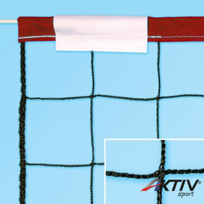 Röplabdaháló Mini Volley 5,5x1 m PE 33130005 olasz piros
