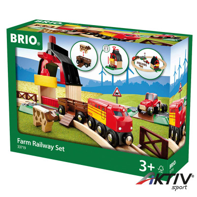 BRIO Farm vonat szett