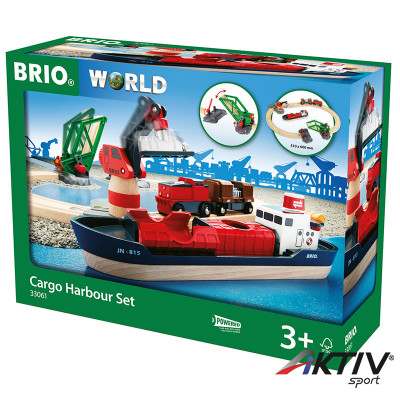 BRIO Hajó kikötő szett
