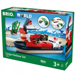 BRIO Hajó kikötő szett Játék BRIO