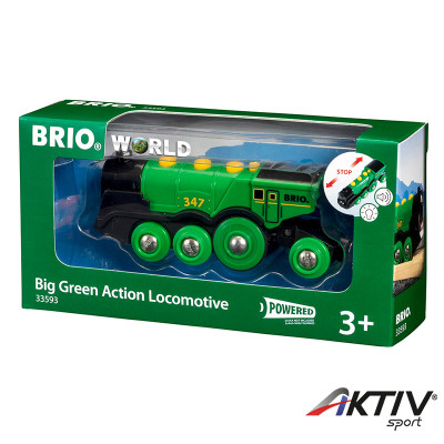 BRIO Nagy zöld lokomotív