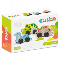 Cubika Fa dínók 3 db-os Játék Cubika
