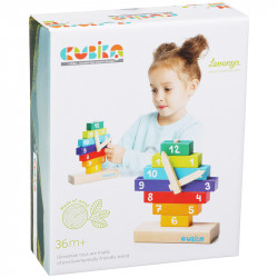 Cubika Fa óra építőjáték Játék Cubika
