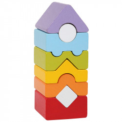 Cubika Fa toronyépítő 8 db-os