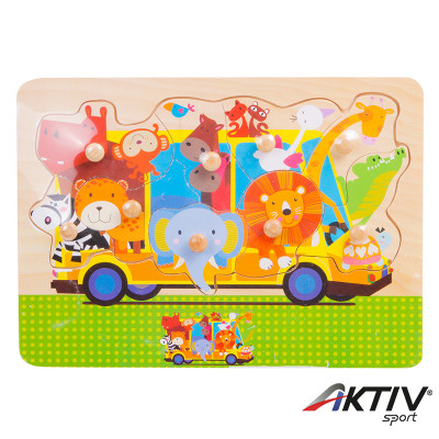 Fa puzzle 29,5x21,8x0,8 cm állatok