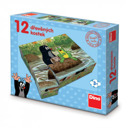 Fa mesekocka 12 db Kisvakond Játék Dino