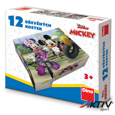 Fa mesekocka 12 db Mickey és Minnie