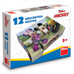 Fa mesekocka 12 db Mickey és Minnie