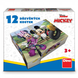 Fa mesekocka 12 db Mickey és Minnie