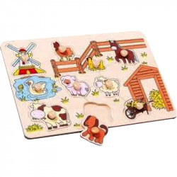 Tanya 10 darabos fa puzzle Játék Regio