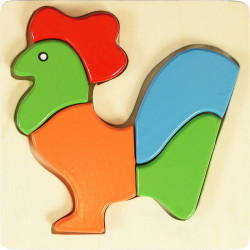 Kakas 5 darabos fa puzzle Játék Regio