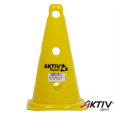 Sérült labdarúgó bója Aktivsport 30 cm sárga