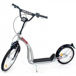 Összeszerelt roller 20-16-os felnőtt ezüst Sportszer Spartan