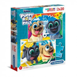 Puzzle 2x20 kutyapajtik Puzzle Clementoni