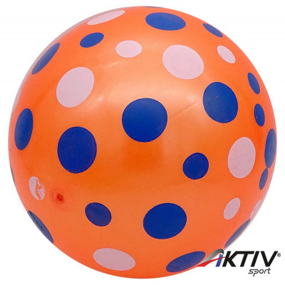Gumilabda színes pöttyös 22 cm