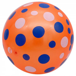 Gumilabda színes pöttyös 22 cm Sportszer Játék