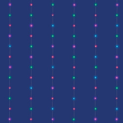 Fényfüggöny iSparkle RGB micro LED 2x2 m Karácsonyi dekoráció home by somogyi