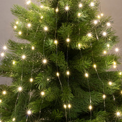 Fényfüzérköteg micro LED 1,9 m 120 db melegfehér