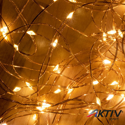 Fényfüzérköteg micro LED 1,9 m 200 db melegfehér