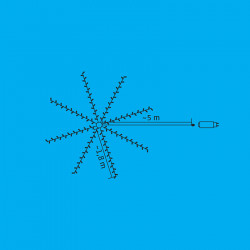 Fényfüzér iSparkle RGB micro LED 8x1,8 m