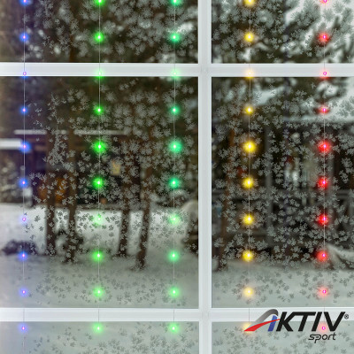 Fényfüggöny micro LED 3x2,4 m RGB