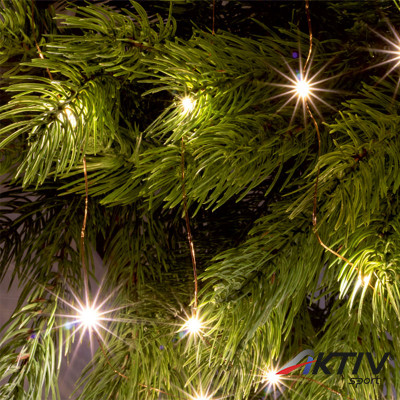 Fényfüzér micro LED 1,9 m melegfehér