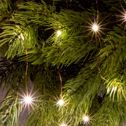 Fényfüzér micro LED 1,9 m melegfehér Karácsonyi dekoráció home by somogyi