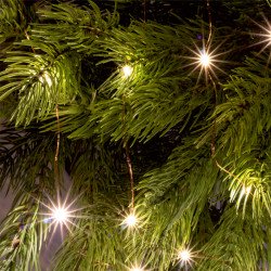 Fényfüzér micro LED 1,9 m melegfehér Karácsonyi dekoráció home by somogyi