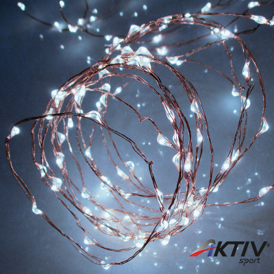 Fényfüzér micro LED 15,9 m hidegfehér