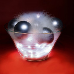 Fényfüzér micro LED 15,9 m hidegfehér