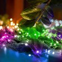 Fényfüzér micro LED 4,9 m színes