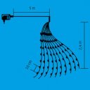 Fényfüzér micro LED 2,4 m hidegfehér