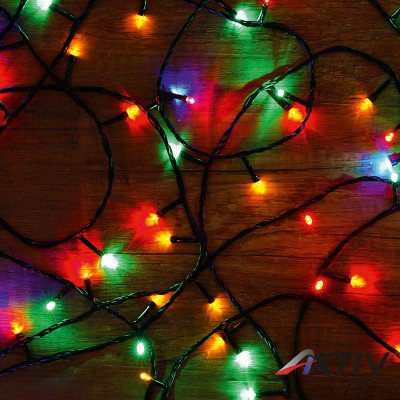 Fényfüzér LED 16 m színes