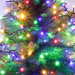 Fényfüzér LED 16 m színes