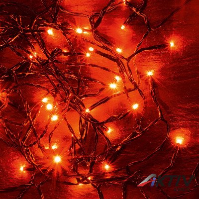 Fényfüzér LED 4 m piros