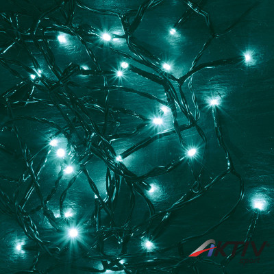 Fényfüzér LED 8 m türkiz