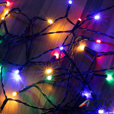 Fényfüzér mini LED 4,9 m színes