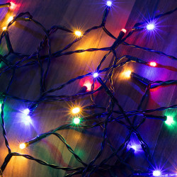 Fényfüzér mini LED 4,9 m színes Karácsonyi dekoráció home by somogyi