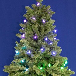 Fényfüzér LED iSparkle 11,9 m RGB Karácsonyi dekoráció home by somogyi