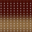 Fényfüggöny micro LED 2x2 m melegfehér