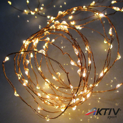 Fényfüzér micro LED 7,9 m melegfehér