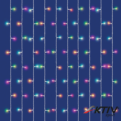 Fényfüggöny LED iSparkle 1,5x2 m RGB