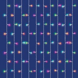 Fényfüggöny LED iSparkle 1,5x2 m RGB Karácsonyi dekoráció home by somogyi