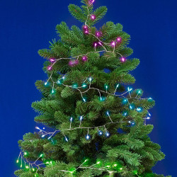 Fényfüzér micro LED iSparkle 3 m RGB Karácsonyi dekoráció home by somogyi