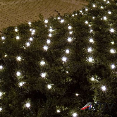 Fényháló LED 6x4 m hidegfehér