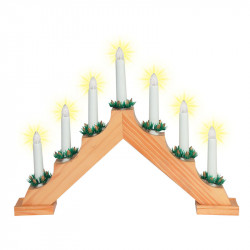 Gyertyapiramis 30x40 cm melegfehér Karácsonyi dekoráció home by somogyi