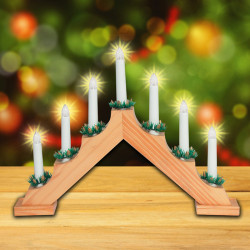 Gyertyapiramis 30x40 cm melegfehér