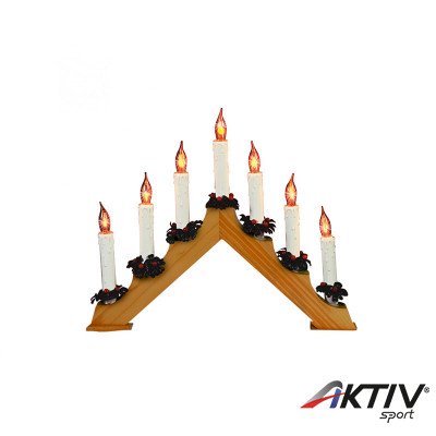 Gyertyapiramis 33x40 cm piros