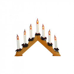 Gyertyapiramis 33x40 cm piros Karácsonyi dekoráció home by somogyi